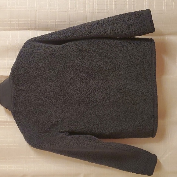 32° Heat Jacket Boys Size Large 14 / 16 Grey Cozy Gray Sherpa Fleece Jacket Zip - Picture 8 of 13